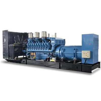 1900KW 2400KVA MTU 12V4000G63 Γεννήτης κινητήρα ντίζελ με MP-A-1900 εναλλακτικό 380V